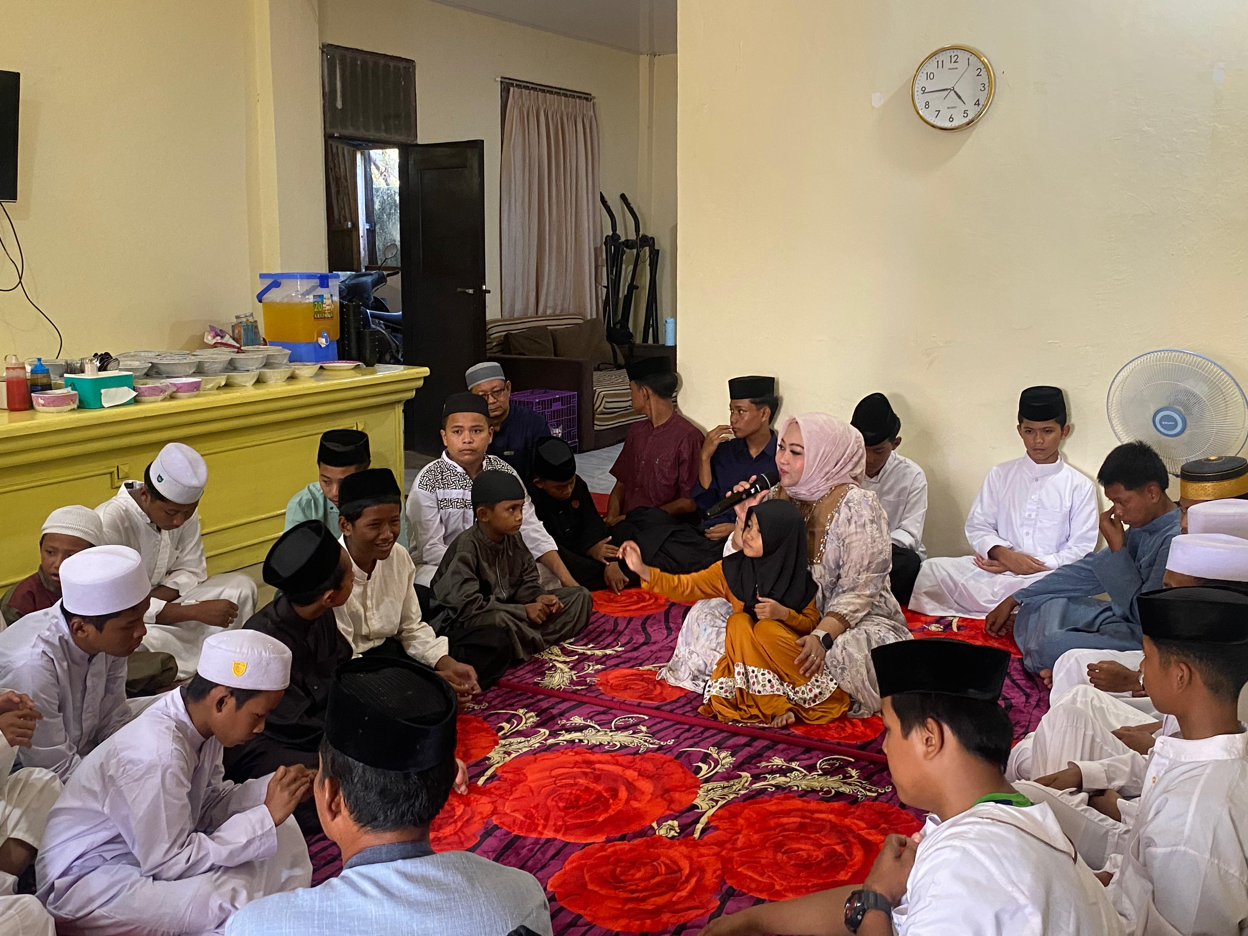 Kunjungan Pengurus dan Anak-Anak Panti Asuhan Tahfidz Yatim dan Dhuafa Ar-Rohimin Juata Permai Pasca Kebakaran